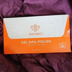 Modelones Orange Gel Nail Polish. Brand New.